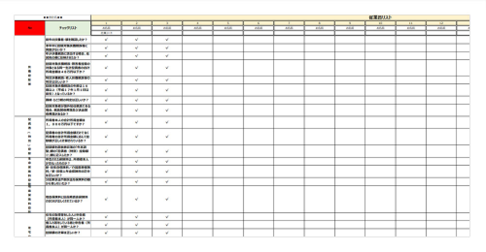 3. 顧問先別管理用シート（Excel）