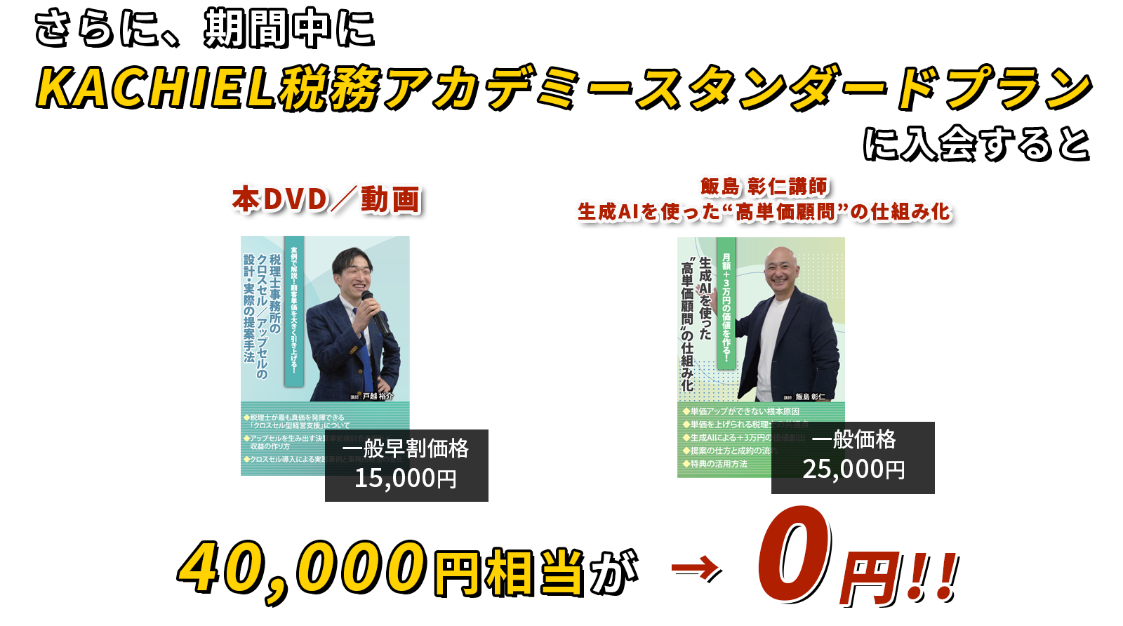 50,000円相当が→0円