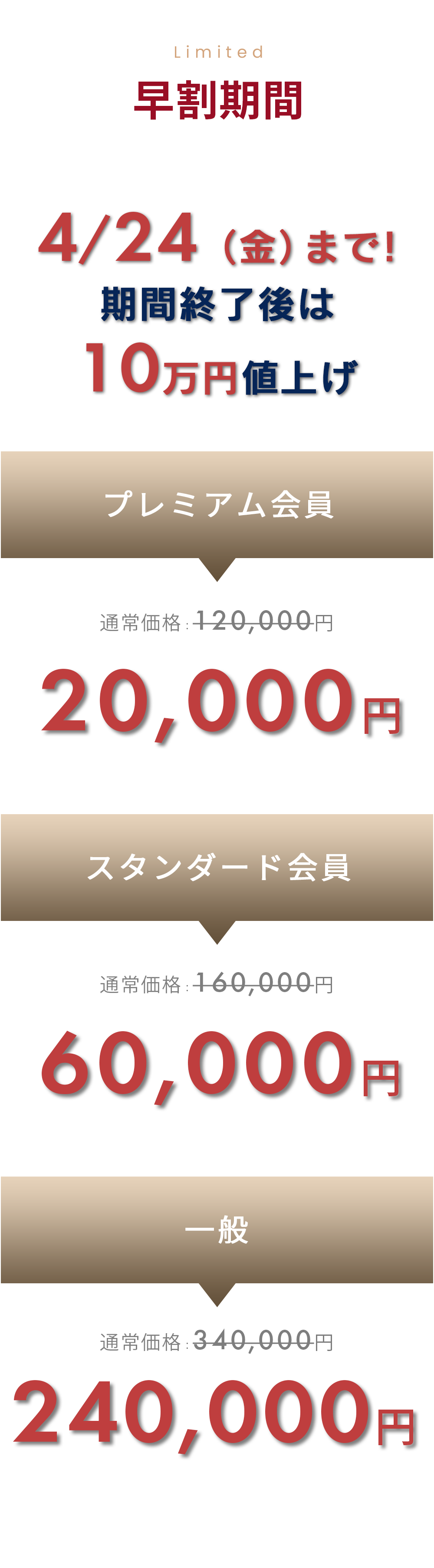 SPECIAL PRICE 限定価格 