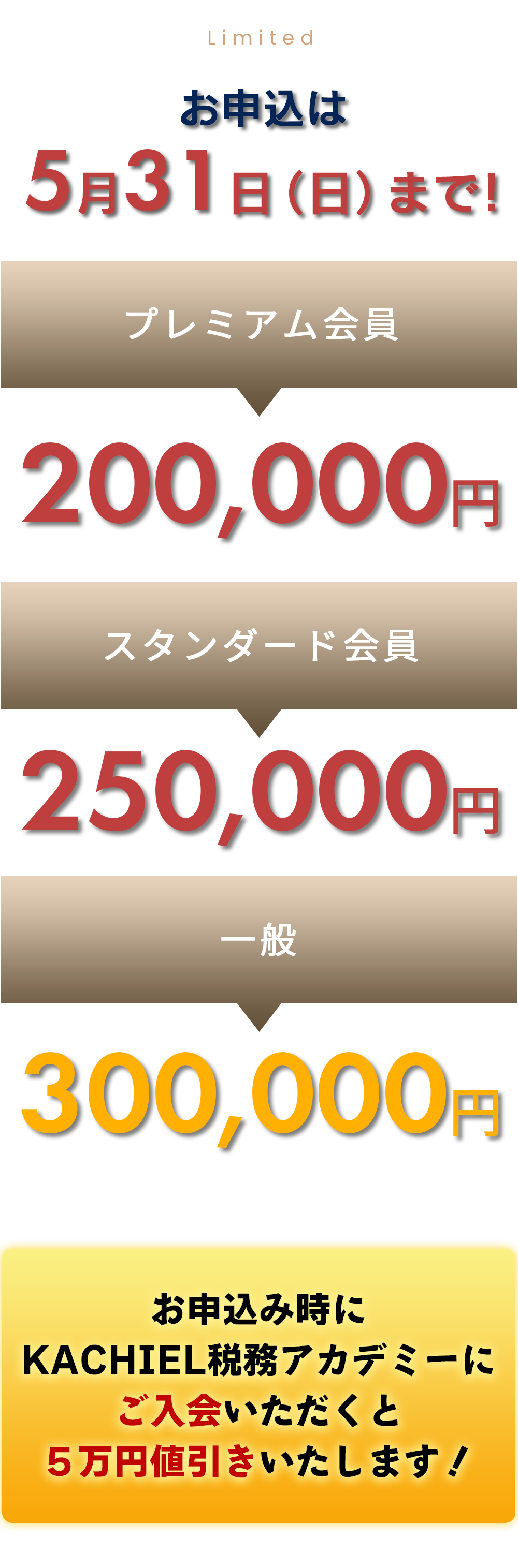 お申込みは5月31日（日）まで！